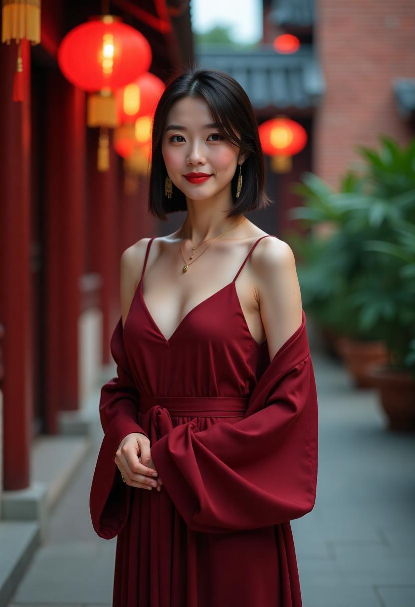 云海中的古老建筑